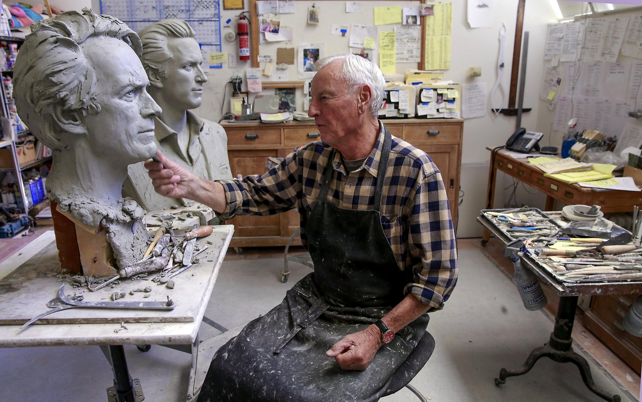 Tony Bennett Sculpture Going Up In Heart Of Sf