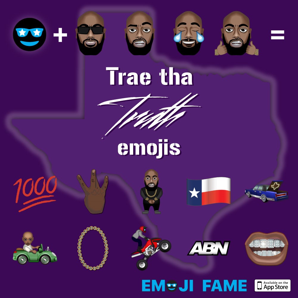 First look at rapper Trae Tha Truth's emoji set