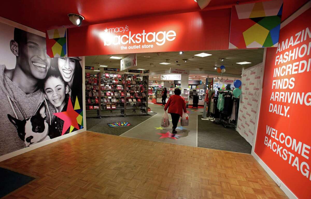 A shopper enters the new Macy's Backstage store in White Plains, NY, Thursday, May 5, 2016. Macy’s opened its Backstage concept in its existing Macy’s store at Ingram Park Mall in San Antonio on Tuesday.