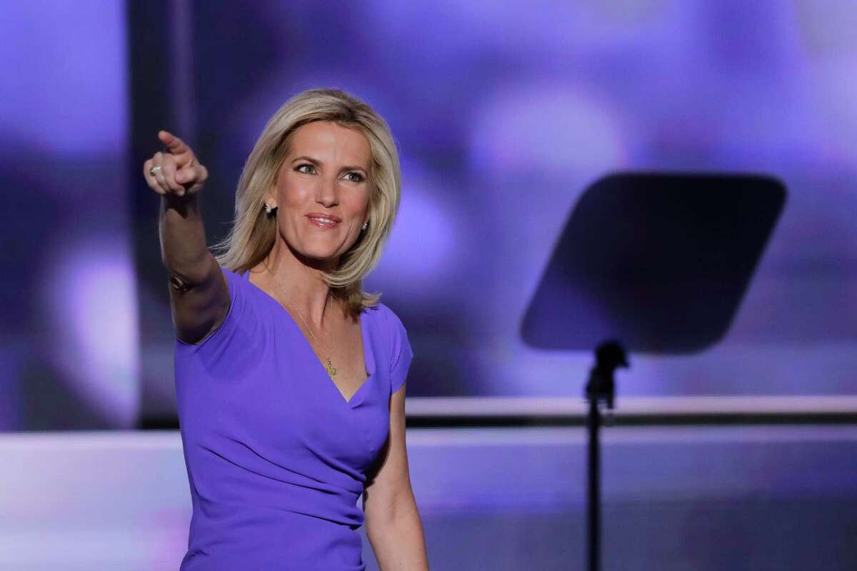 Conservative political commentator Laura Ingraham walks on stage during the third day of the Republican National Convention in Cleveland, Wednesday, July 20, 2016.