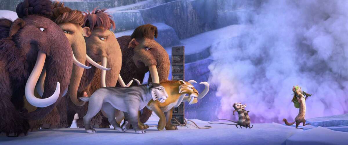 A still from the haphazard "Ice Age: Collision Course."