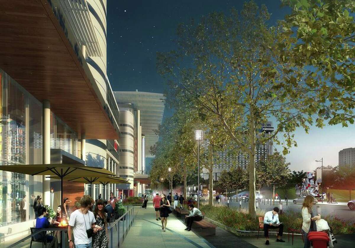 Renderings show the soon-to-be new series of restaurants in Downtown Houston's convention center.