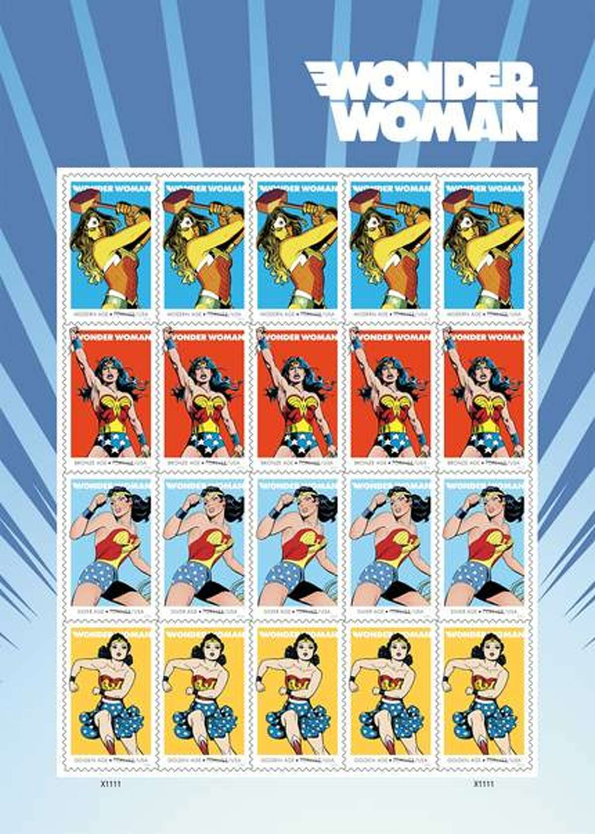 Wonder Woman getting her own US postage stamps in the fall
