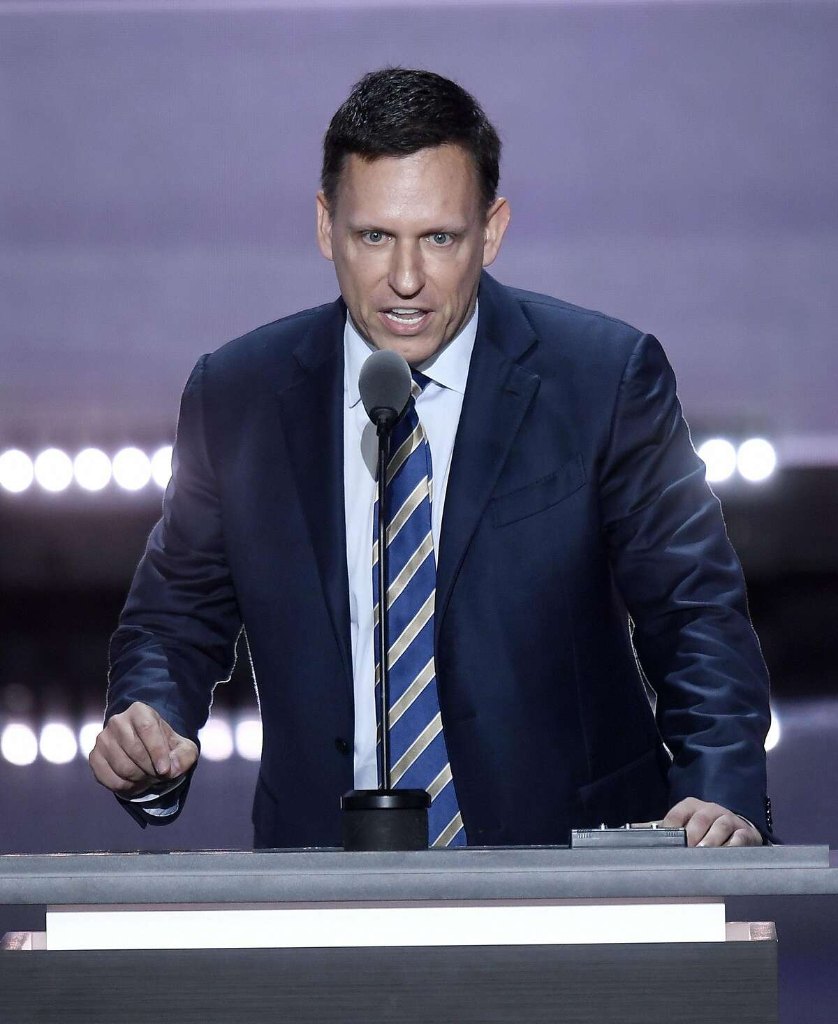Silicon Valley activists are targeting Peter Thiel, because the controversial venture capitalist and a board member for Facebook donated $1.25 million to a super PAC that supports Donald Trump.