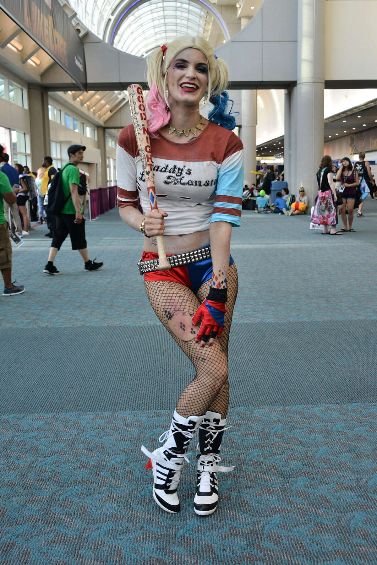SAN DIEGO - HARLEY QUINN:A Costume Cosplay Attendee attends Comic-Con International 2016 on July 20, 2016 in San Diego, Calif.