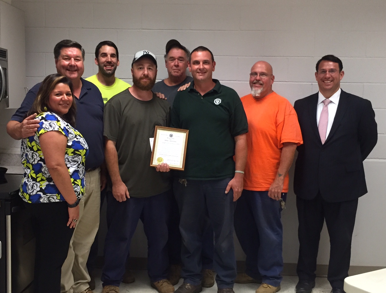 Milford: Sewer crew gets Employees of the Month Award