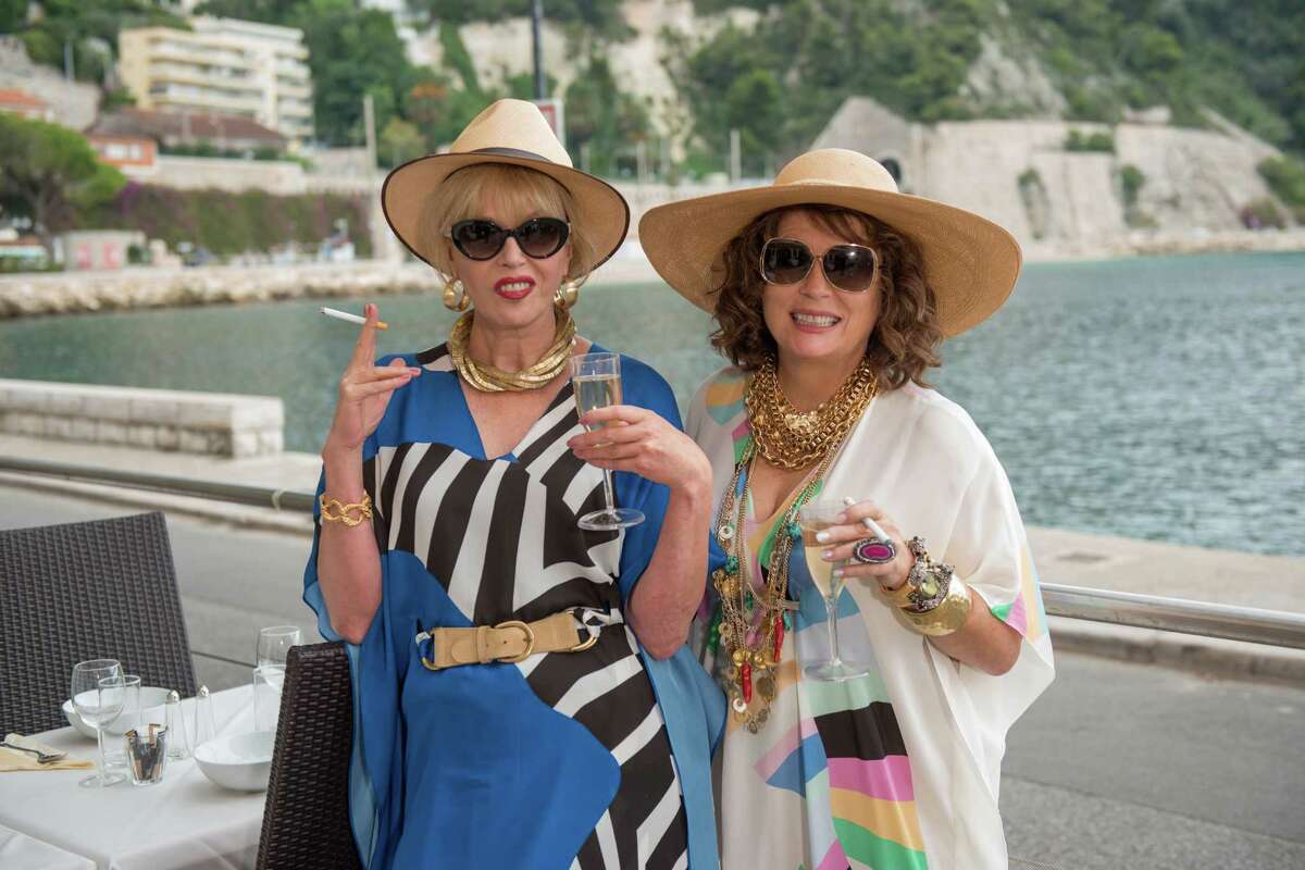 Joanna Lumley as "Patsy" and Jennifer Saunders as "Edina" in the film ABSOLUTELY FABULOUS. Photo by David Appleby. Â 2016 Twentieth Century Fox Film Corporation All Rights Reserved