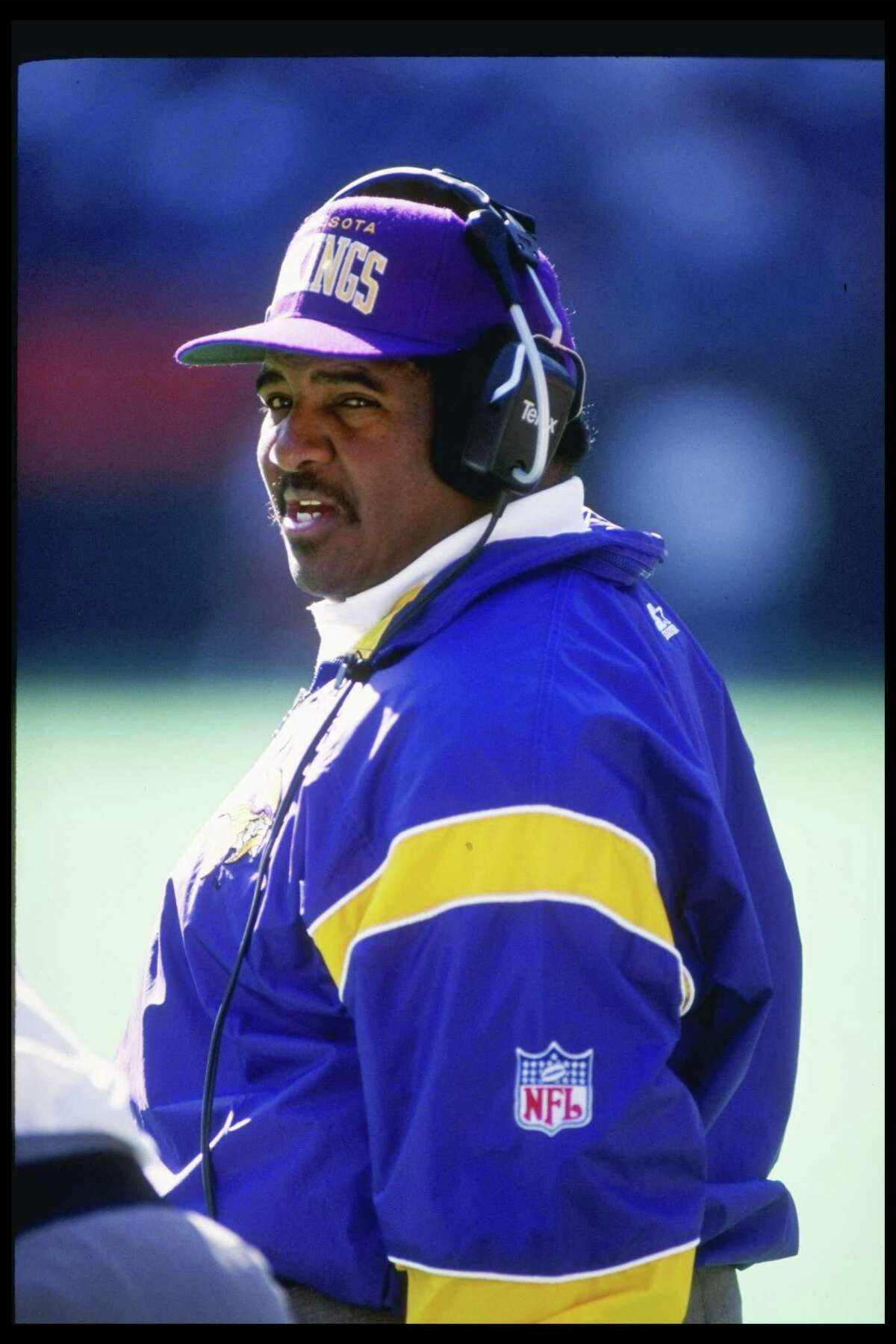 A disapointed Arizona Cardinals head coach Dennis Green, paces the  sidelines in the fourth quarter against the St. Louis Rams at the Edward  Jones Dome in St. Louis on September 12, 2004.