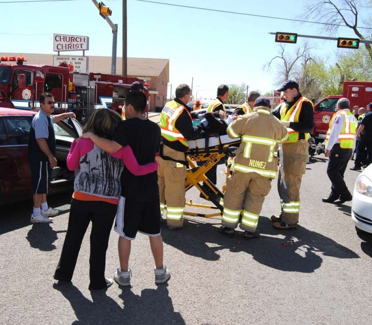 Plainview police car involved in collision