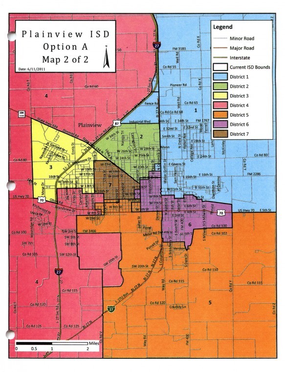Plainview ISD trustees accept redistricting plan
