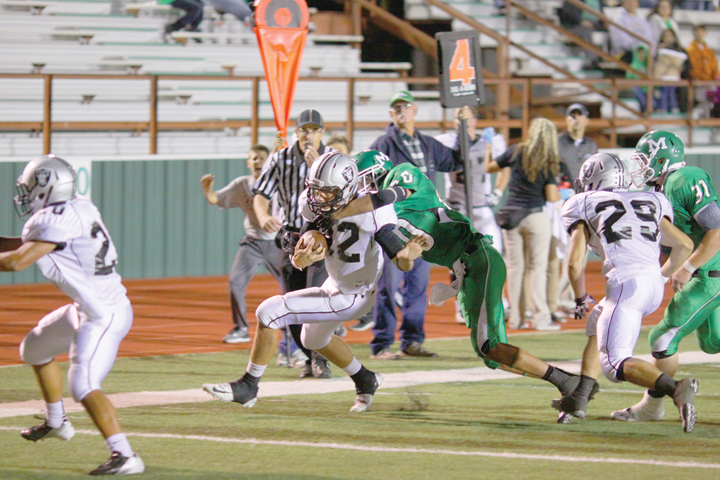 Raiders tackle Monahans road trip 34-14