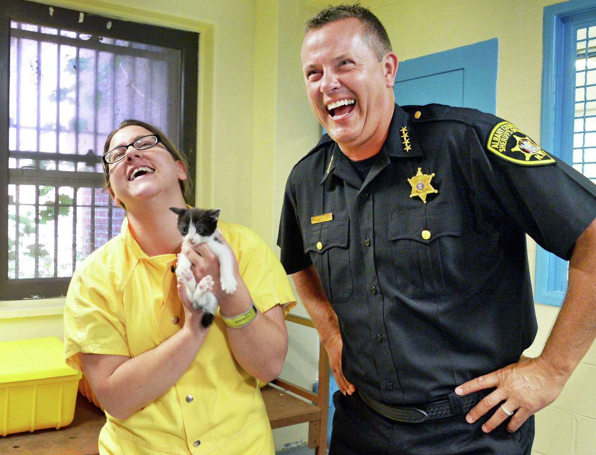 Inmates caring for cats in Albany County, image size:1920x1465