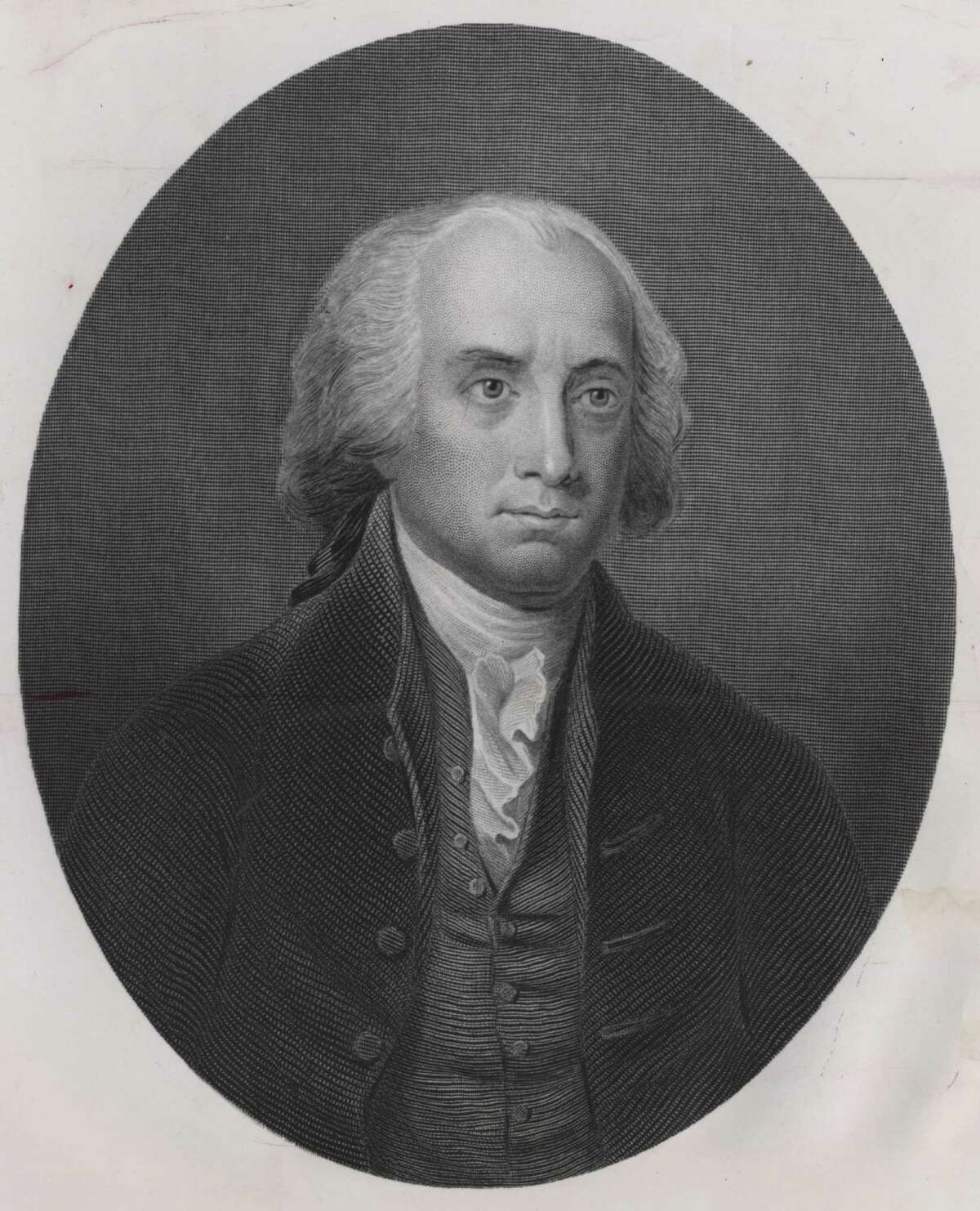 This etching shows President James Madison during his years in the White House.