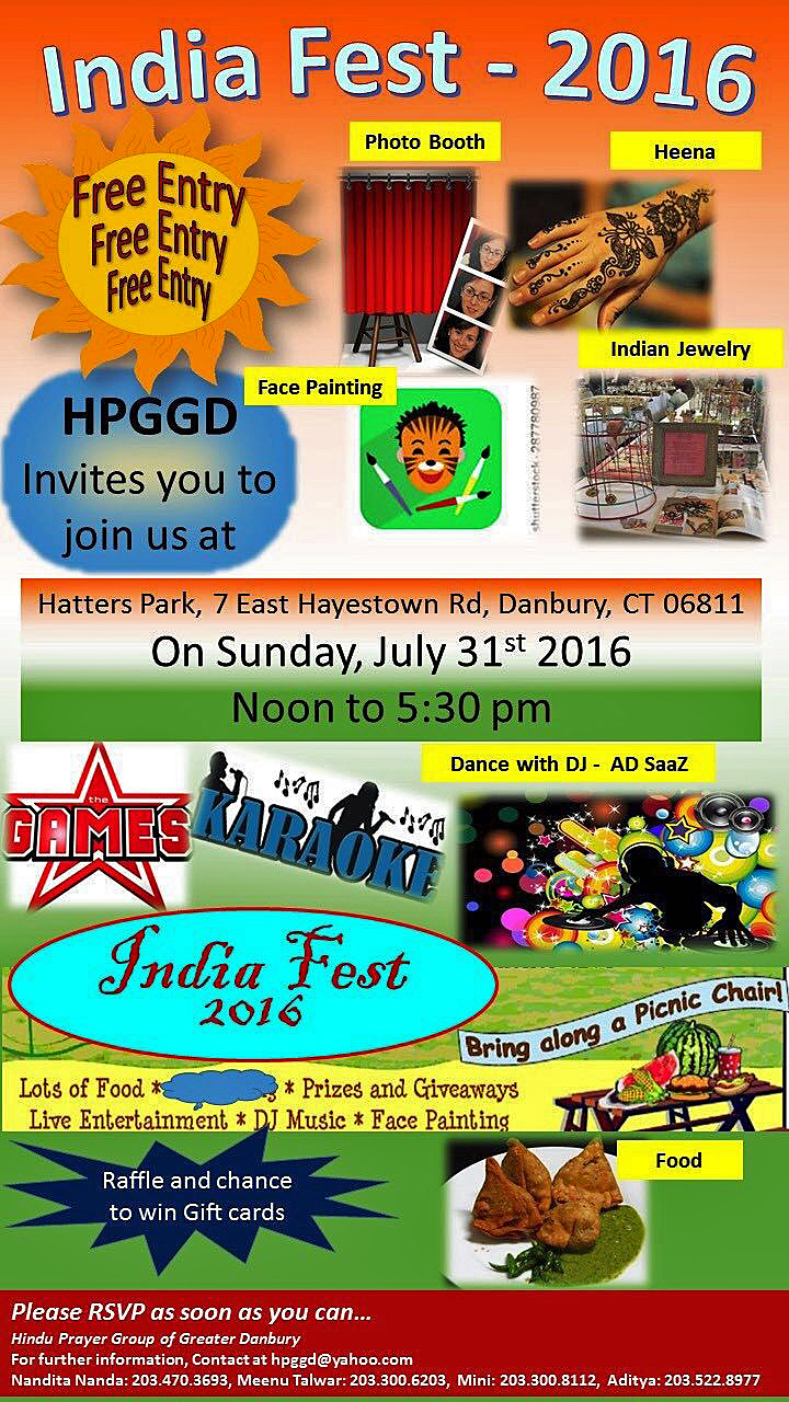 India fest on Sunday to celebrate greater Danbury’s Asian culture