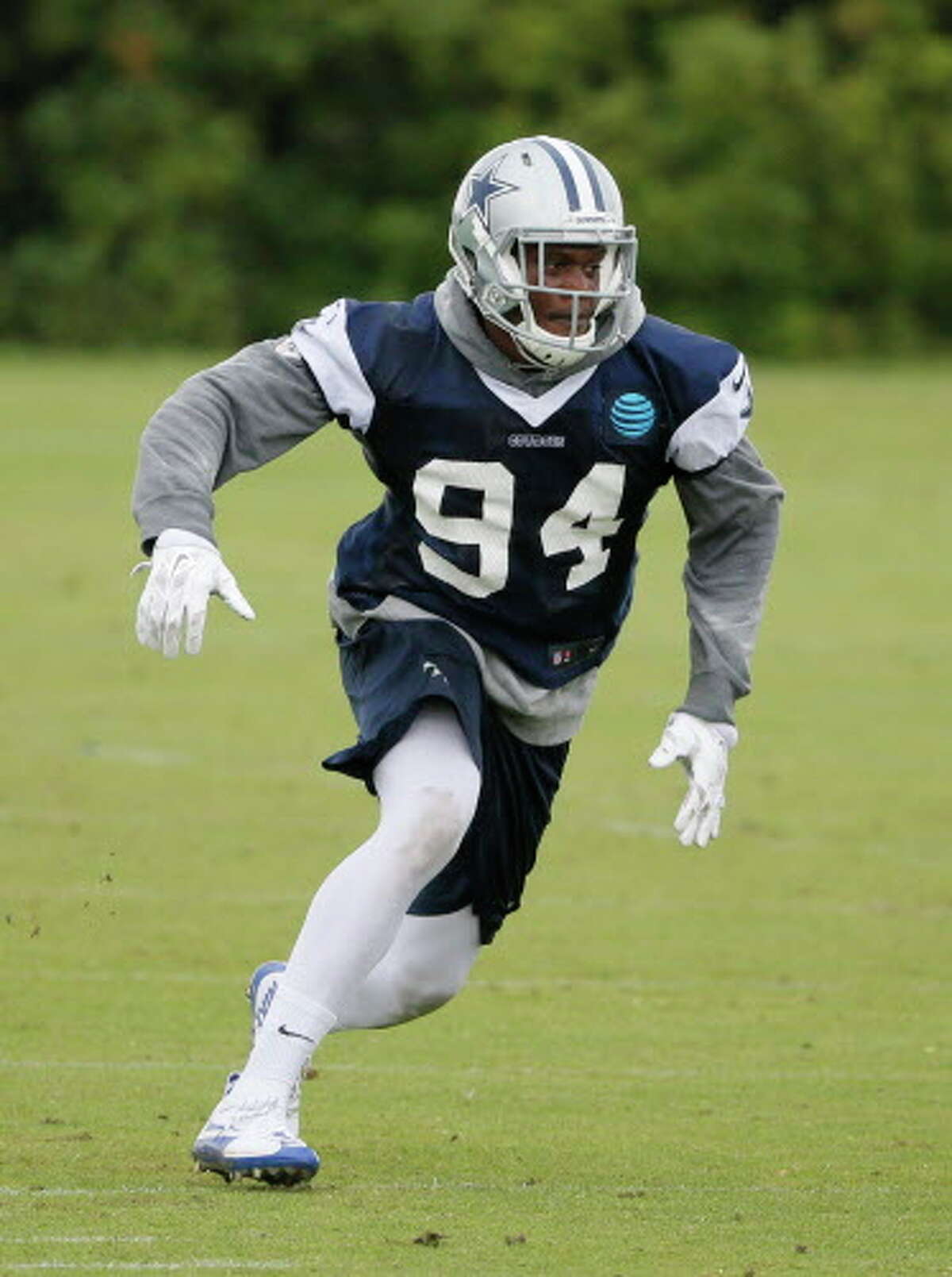 Dallas Cowboys defensive end Randy Gregory (94) plays against the