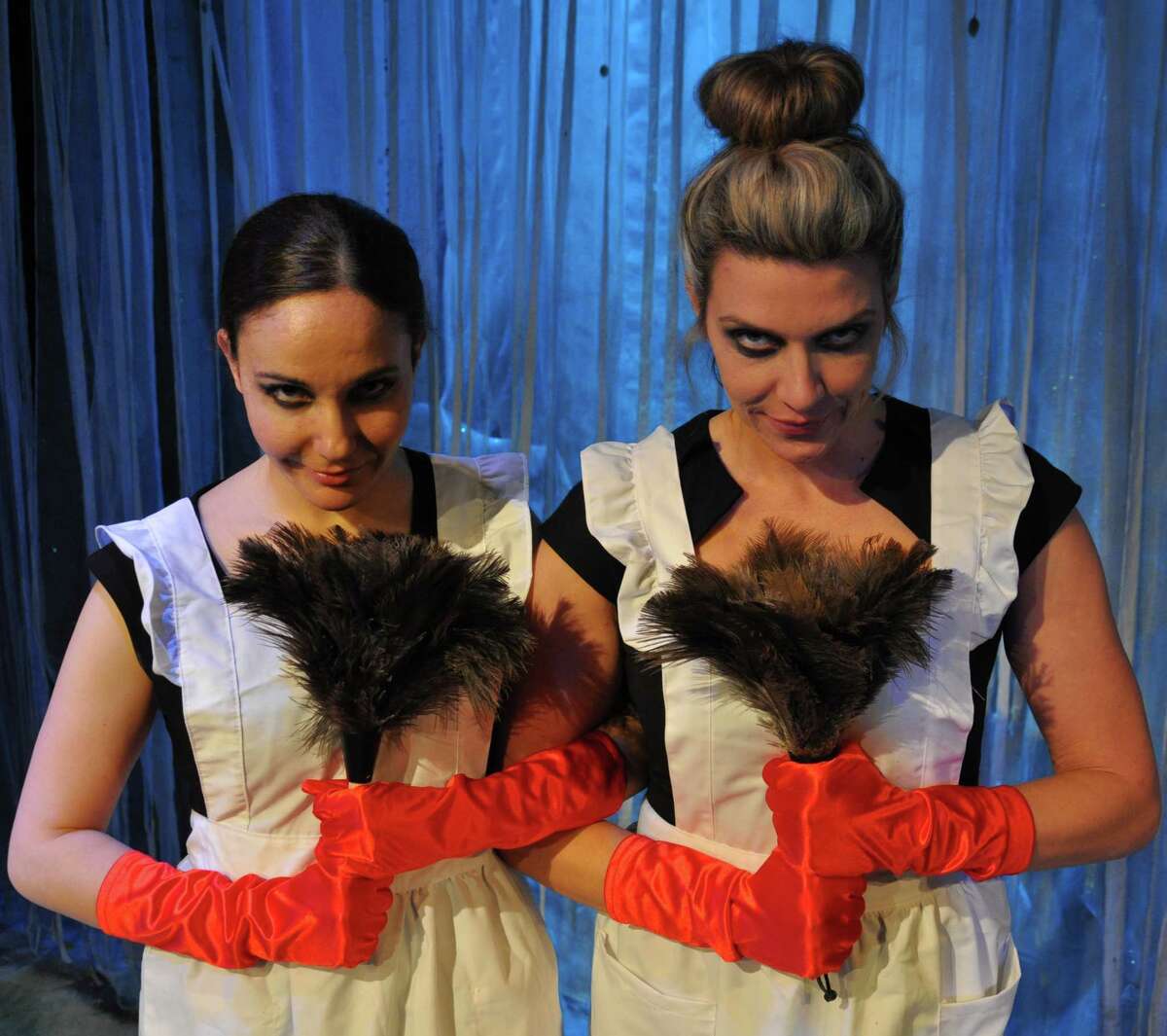 Patricia Duran, left, and Courtney Lomello star ﻿in ﻿"The Maids."