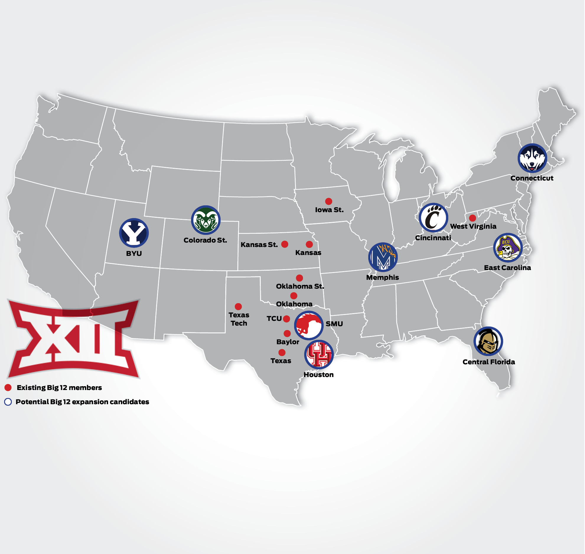 Examining Big 12’s possible expansion candidates