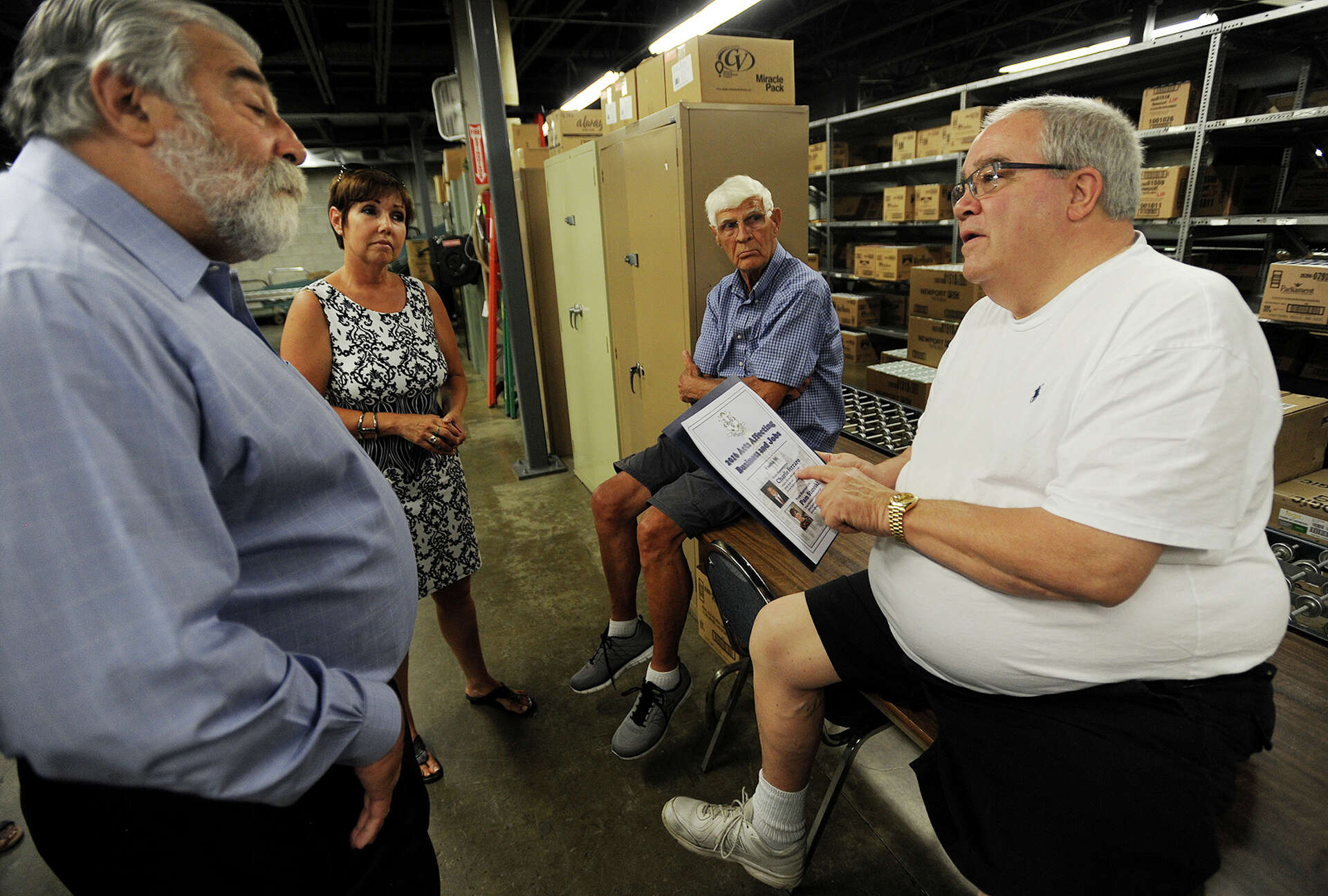 Milford legislators connect with small-business owners in city tour