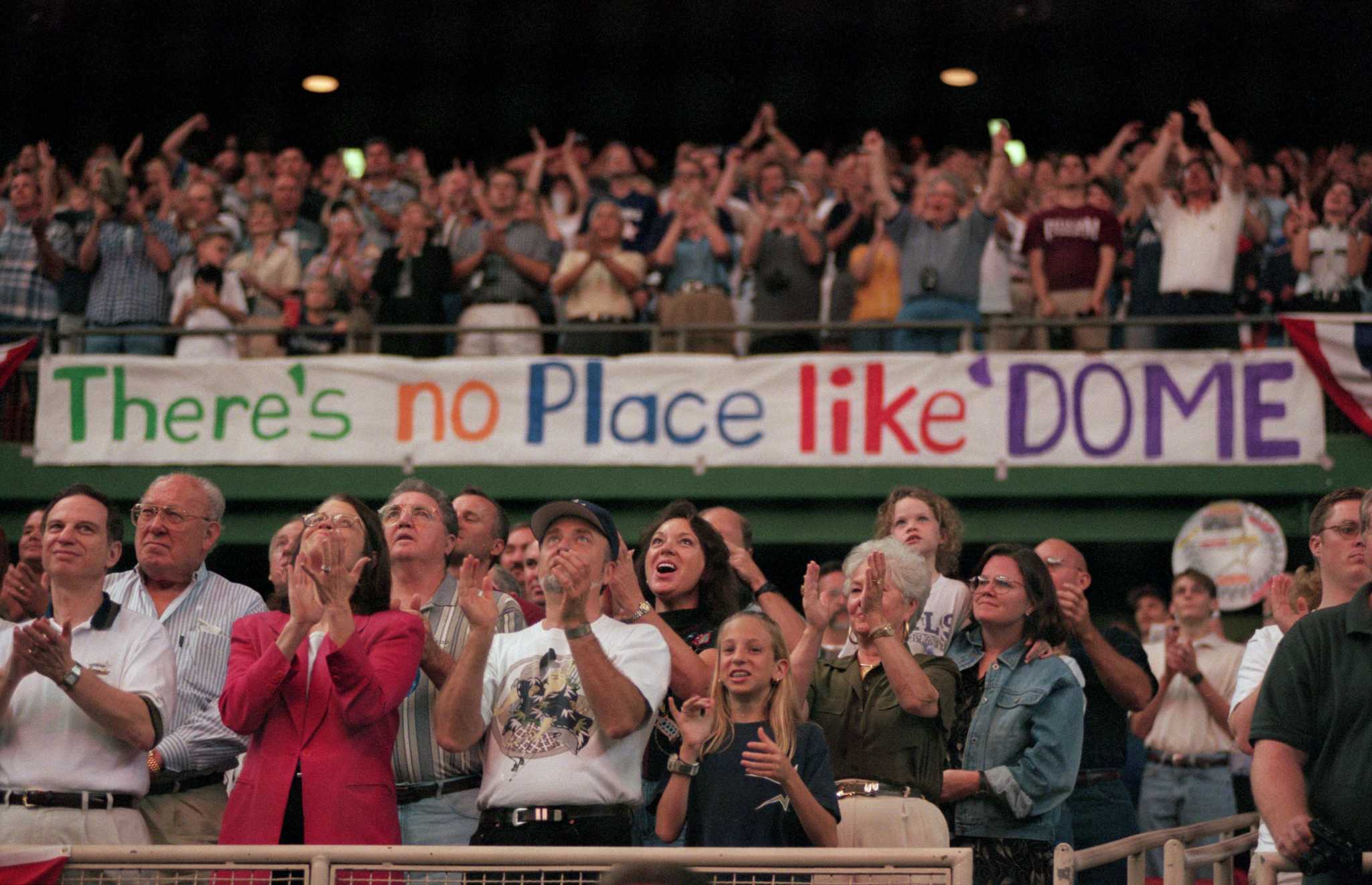 Ken Caminiti, Jeff Bagwell, and Craig - Astrodome Memories