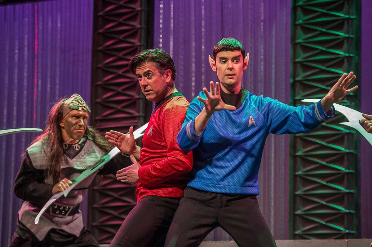 Brian Cheney plays the Kirk-like Captain Belmonte and Robert Norman the Spock-eared Mr. Pedrillo in opera director Josh Shaw's "Star Trek"-parodying adaption of Mozart's "The Abduction From the Seraglio," in four performances presented by the East Bay's Festival Opera.