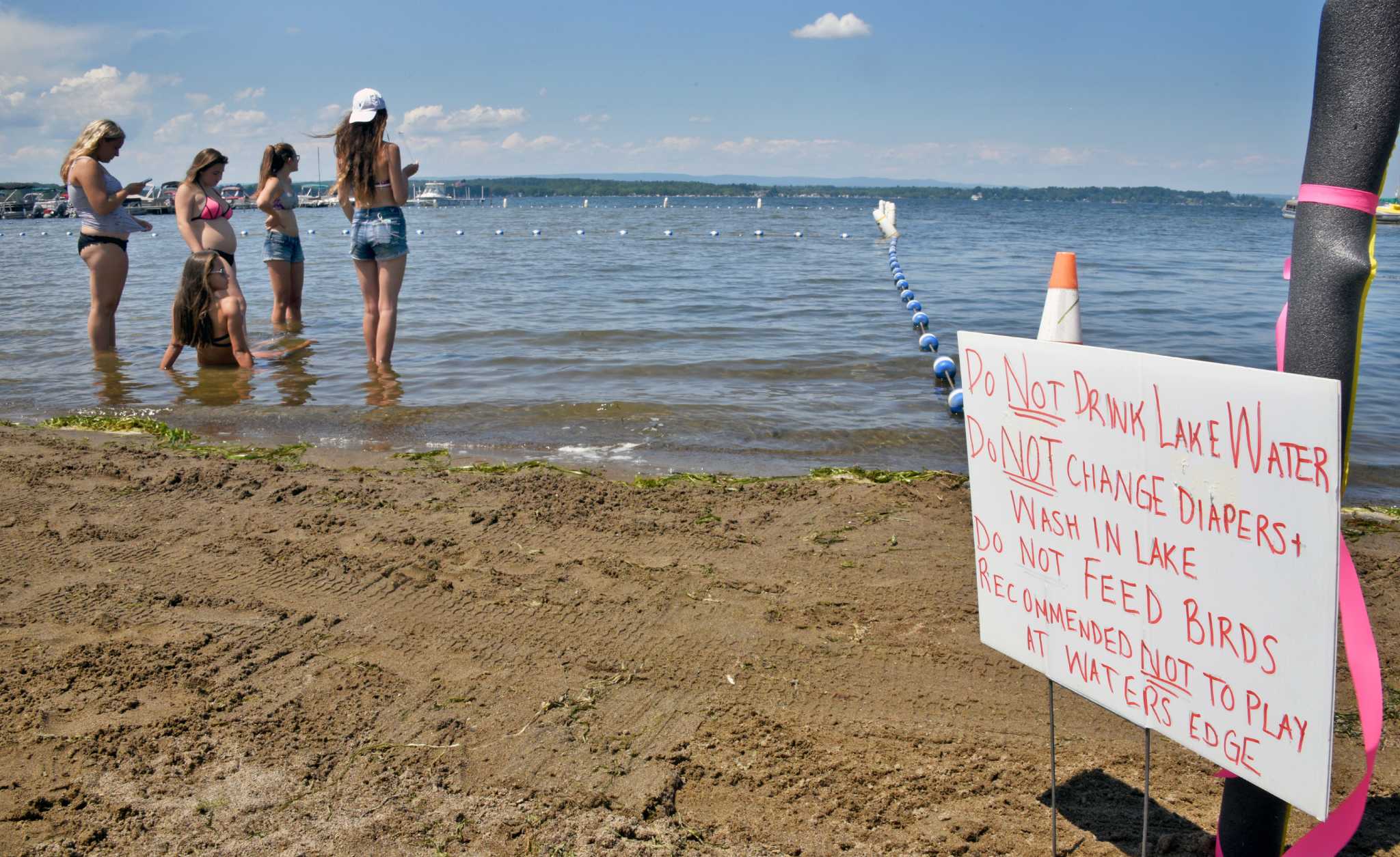 Saratoga County S Brown S Beach Reopens To Swimmers