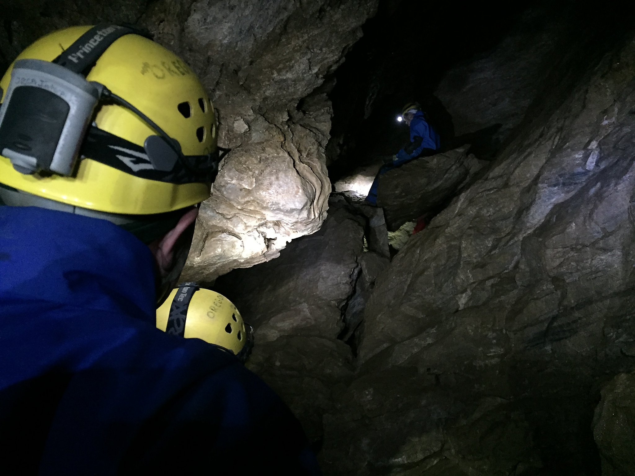 Learning to crawl through Oregon caves