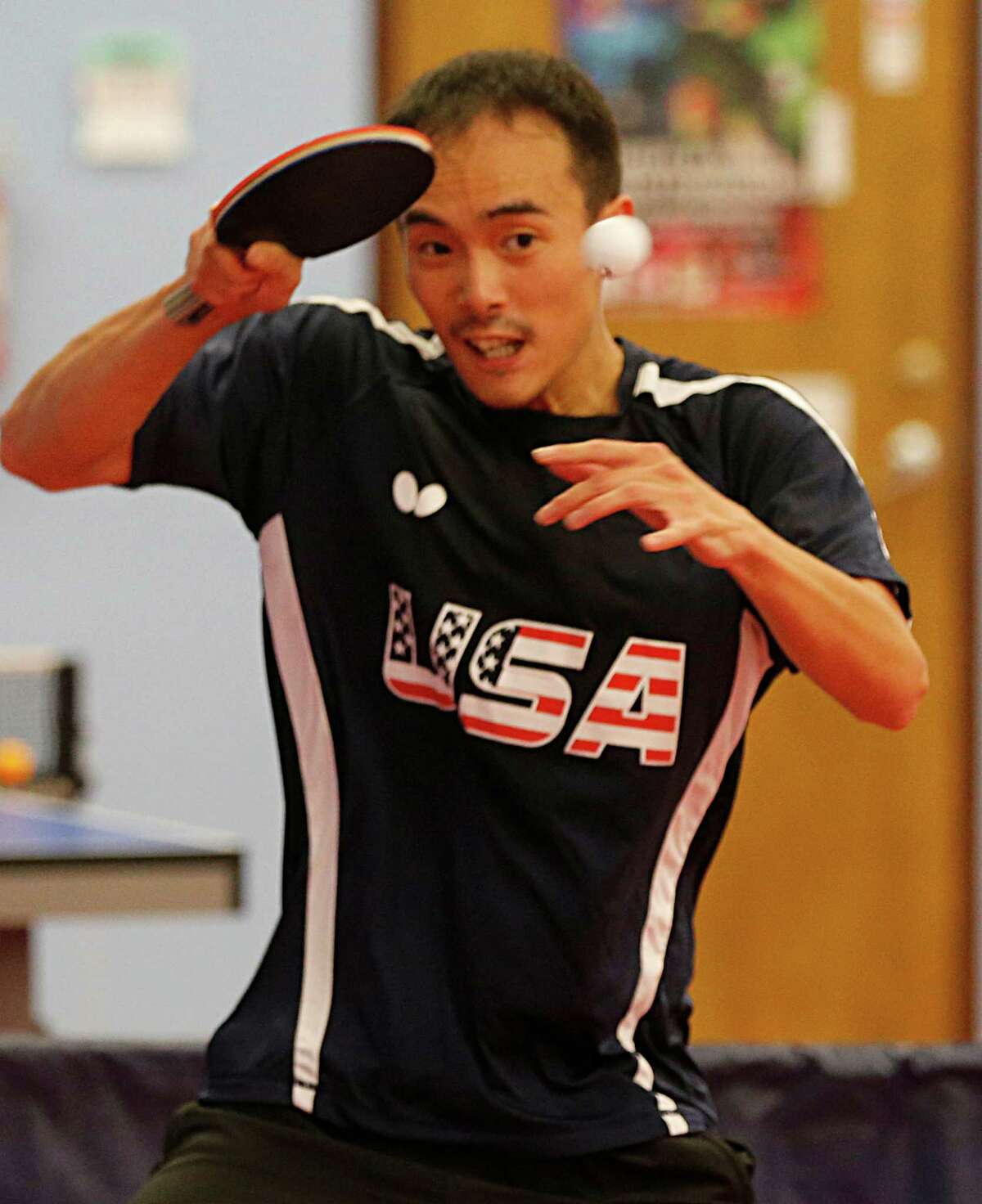 Timonthy Wang The most veteran and valuable on U.S. table tennis team