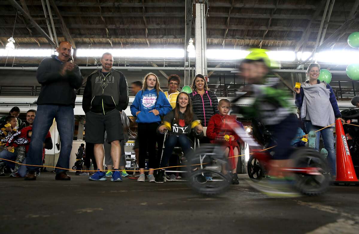 Tykes on bikes make big strides in SF Strider competition