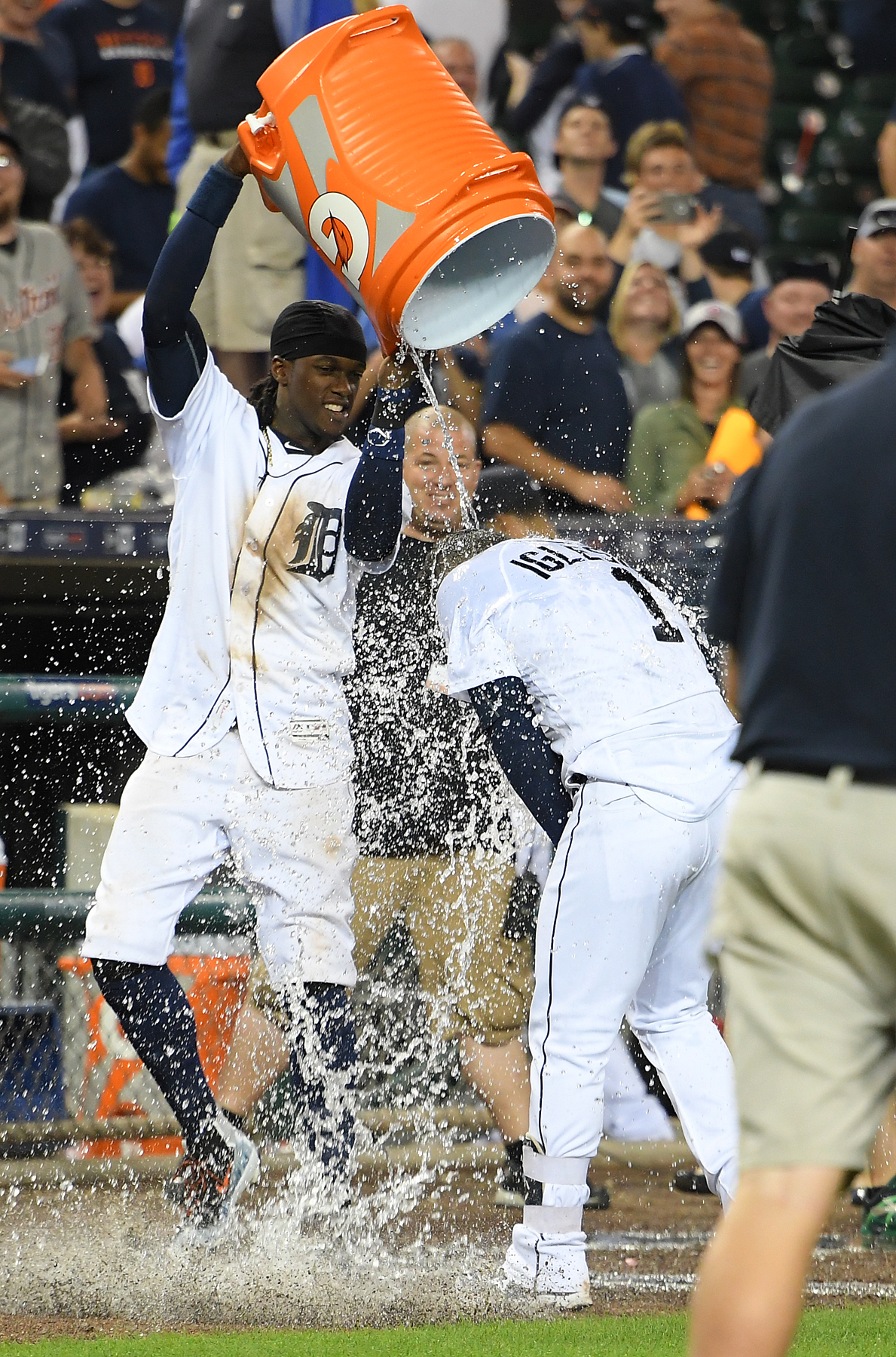 Miguel Cabrera and Victor Martinez by Dave Reginek