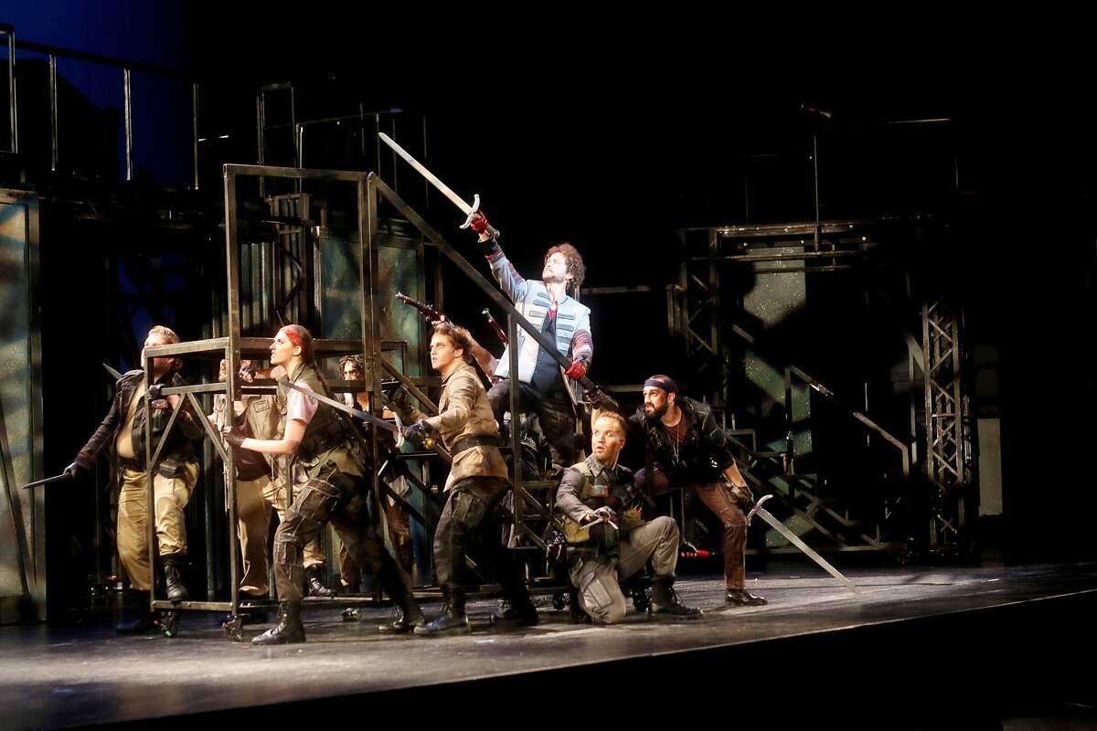 A scene from the production of "Henry V" during the Houston Shakespeare Festival. Credit: Pin Lim of Forest Photography