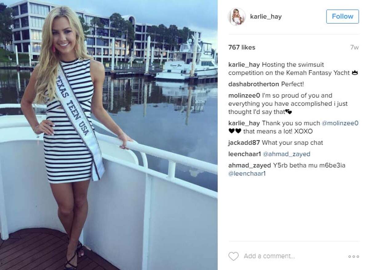 Miss Teen Usa Karlie Hay Of Texas Criticized For Having Used Racial