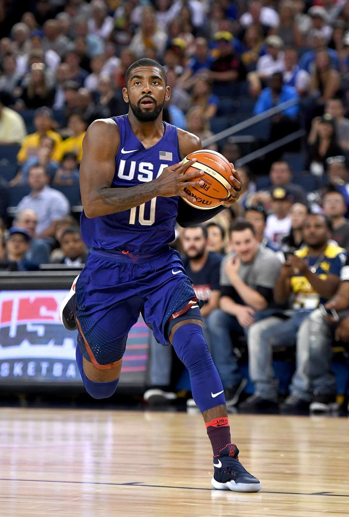 Team USA's Kyrie Irving monitoring heavy workload