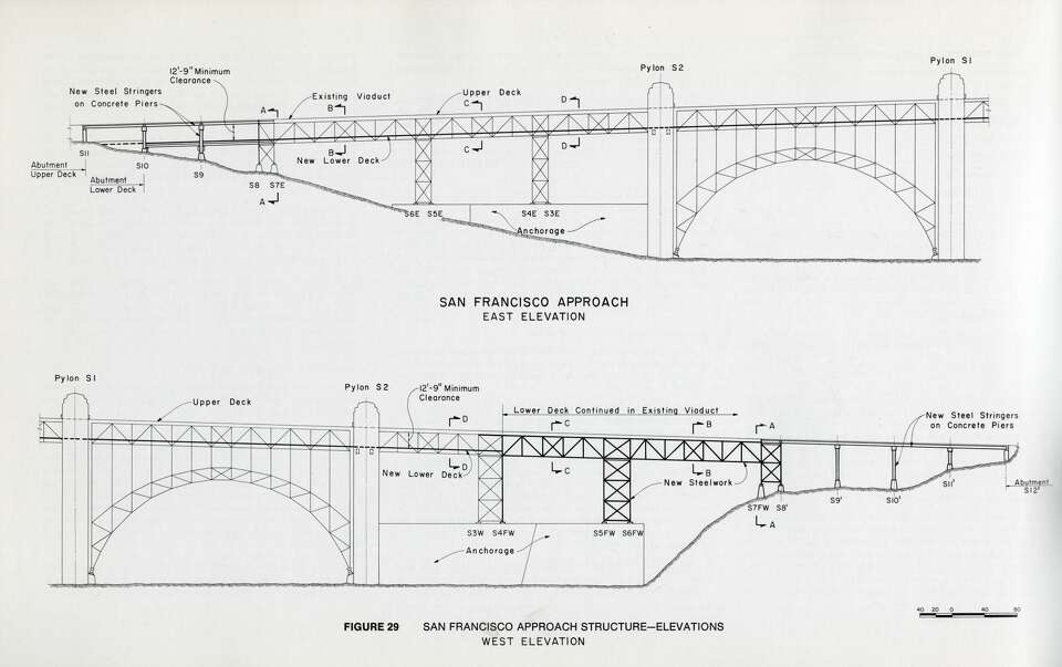 Golden Gate Bridge lower deck? Images from all the times it almost happened