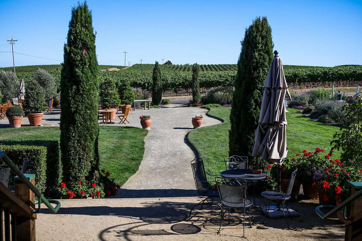 The grounds at Bouchaine winery, in Napa, California, on Monday, July 18, 2016.
