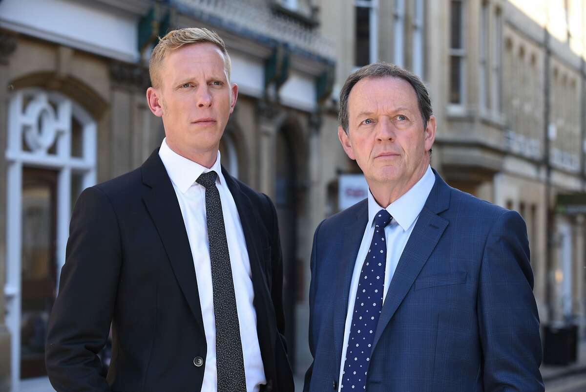 Kevin Whately, right, and Laurence Fox are "Inspector Lewis" and James Hathaway, respectively, in the "Masterpiece Mystery" series ending this month after nearly 30 years.