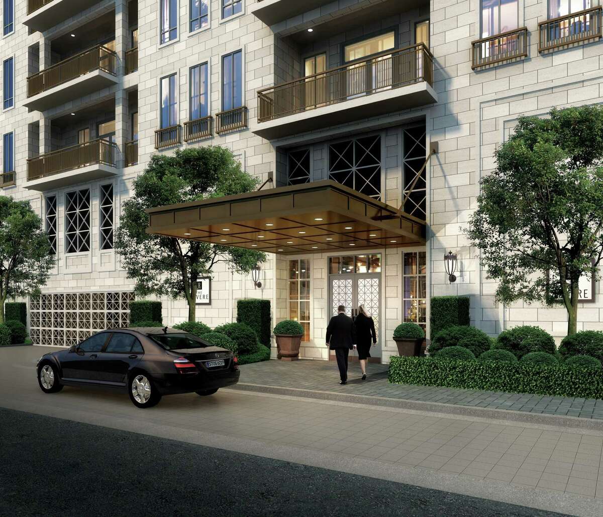 Pelican Builders plans to put up The Revere on a half-acre site at 2325 Welch at Revere. It will replace a small condominium project called River Oaks Manor.