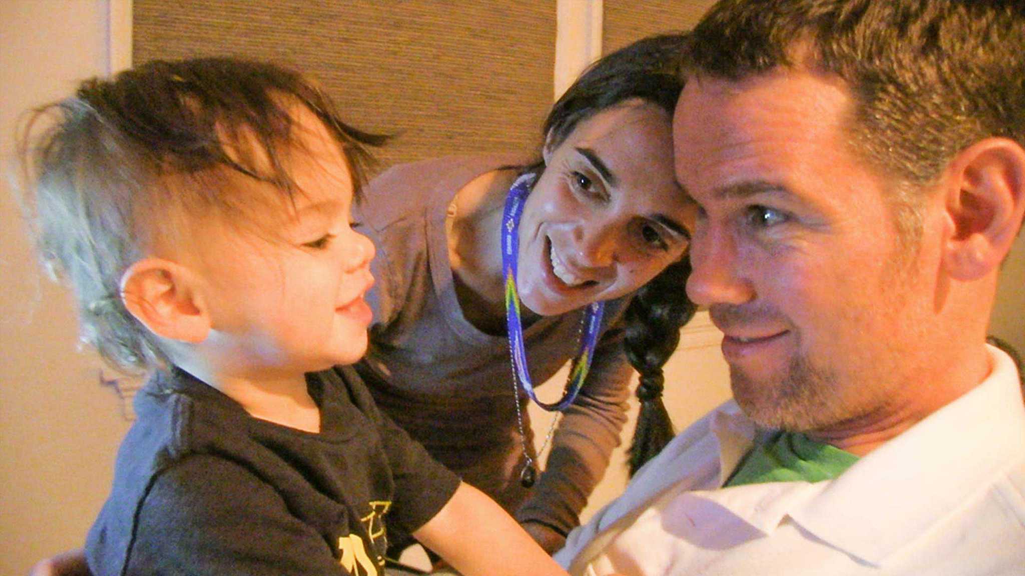 Former New Orleans Saint Steve Gleason’s battle with the disease is shown i...