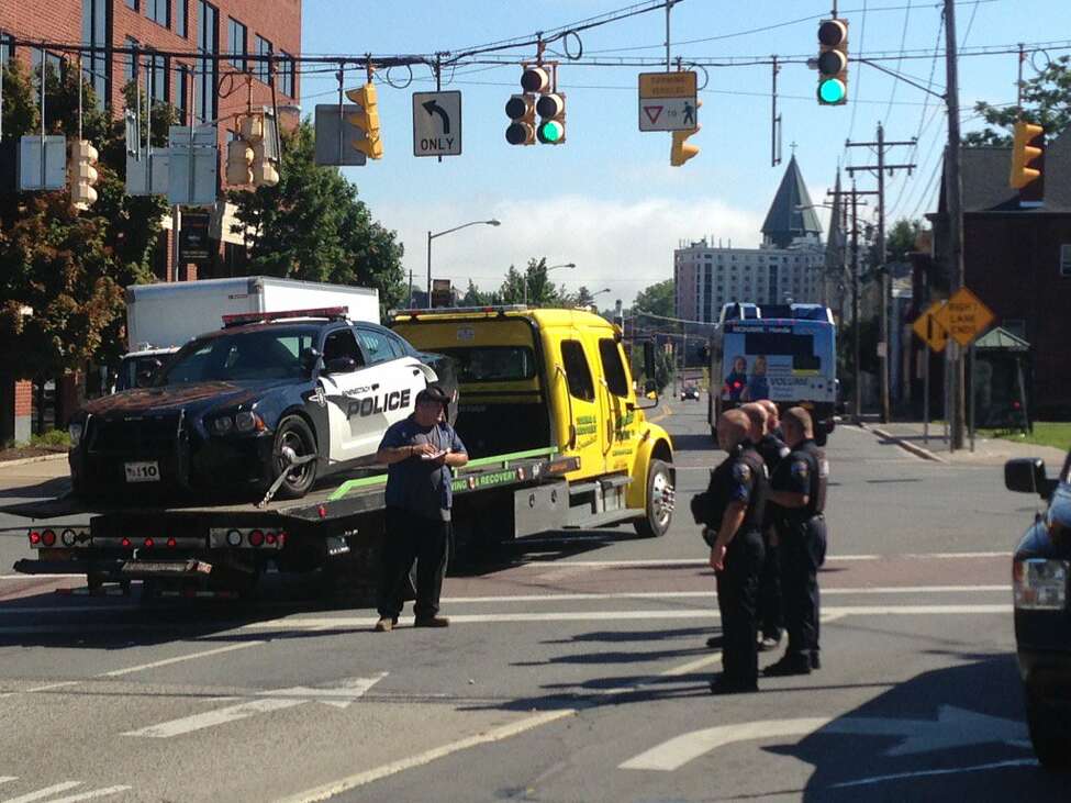 Schenectady police officer, motorist injured in crash