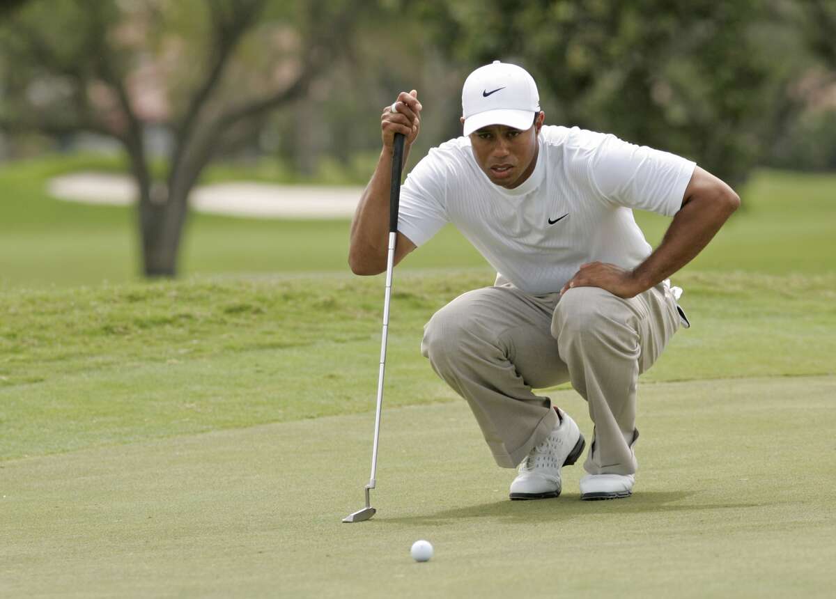 Tiger Woods during the third round of the WGC-CA Championship held on the Blue Course at Doral Golf Resort and Spa in Doral, Florida, on March 24, 2007. Photo by: Chris Condon/PGA TOUR (Photo by Chris Condon/PGA)
