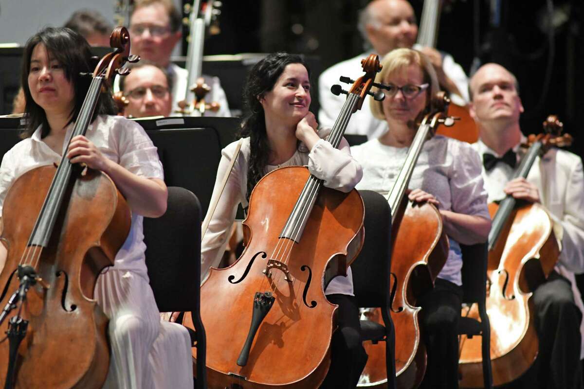 The Philadelphia Orchestra opening night at SPAC on Wednesday Aug. 3, 2016 in Saratoga Springs, N.Y. (Michael P. Farrell/Times Union)