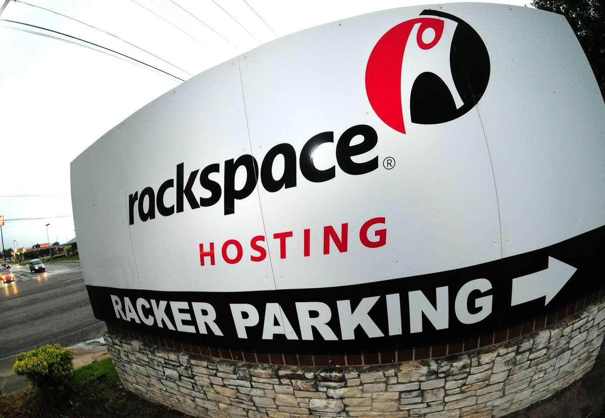 San Antonio-based Rackspace’s headquarters sign is shown in this May 14, 2010 file photo. Rackspace has signed an agreement to acquire managed public cloud services provider Datapipe, Rackspace announced Monday.