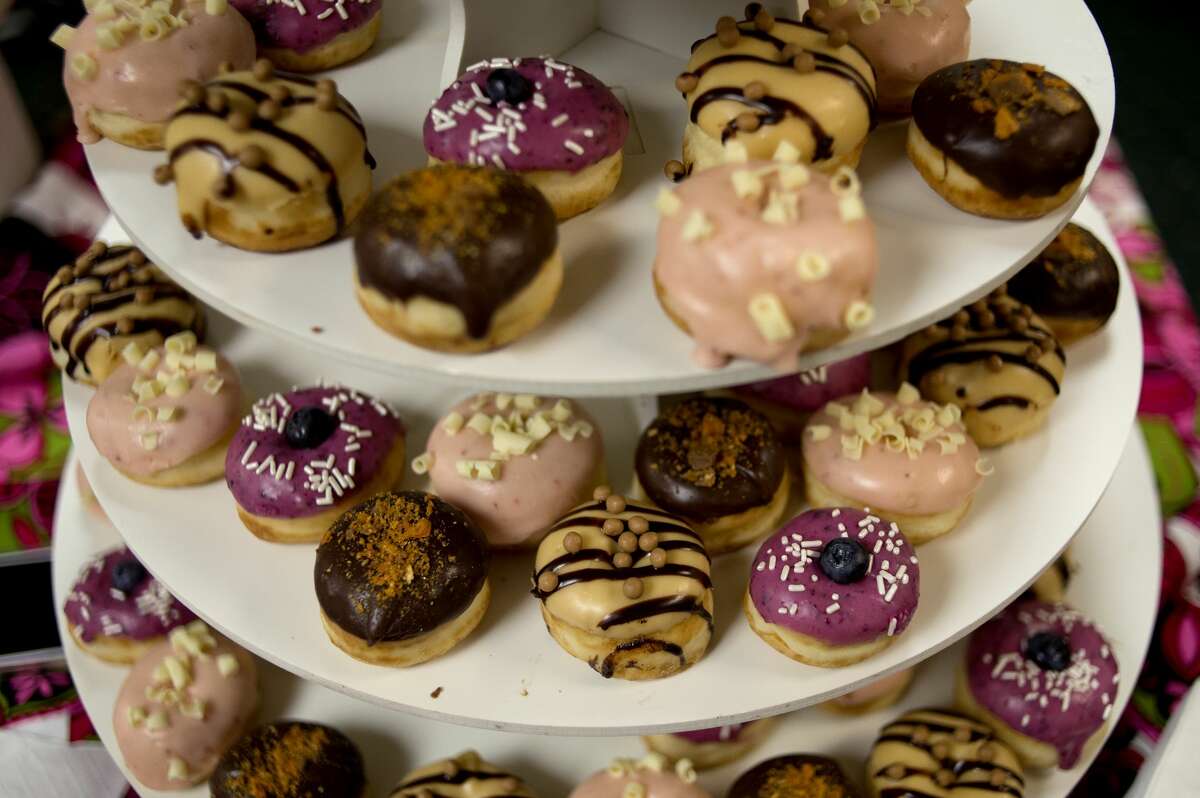 Mini donuts from the Gourmet Cupcake Shoppe at Imagine That! were one of the 14 different types of food participants could enjoy during the 7th annual Taste of Downtown. More than 20 participating retailers, restaurants and pubs from downtown Midland participated in this year's event.