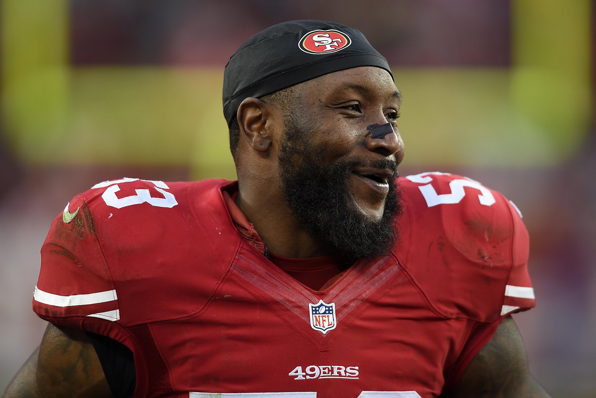 December 20, 2015: San Francisco 49ers inside linebacker NaVorro