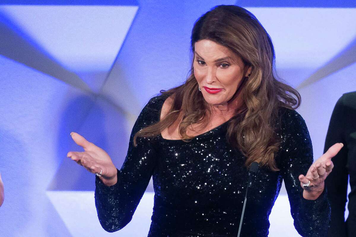 Caitlyn Jenner Controversy Caitlyn Jenner sparked controversy in August 2017 when she was spotted wearing a "Make America Great Again" hat shortly after criticizing Trump for banning most transgender people from serving in the military, TMZ reported. Pictured: In this May 14, 2016, file photo, award recipient Caitlyn Jenner speaks during the 27th Annual GLAAD Media Awards in New York. (Photo by Charles Sykes/Invision/AP, File) ORG XMIT: PAPM101