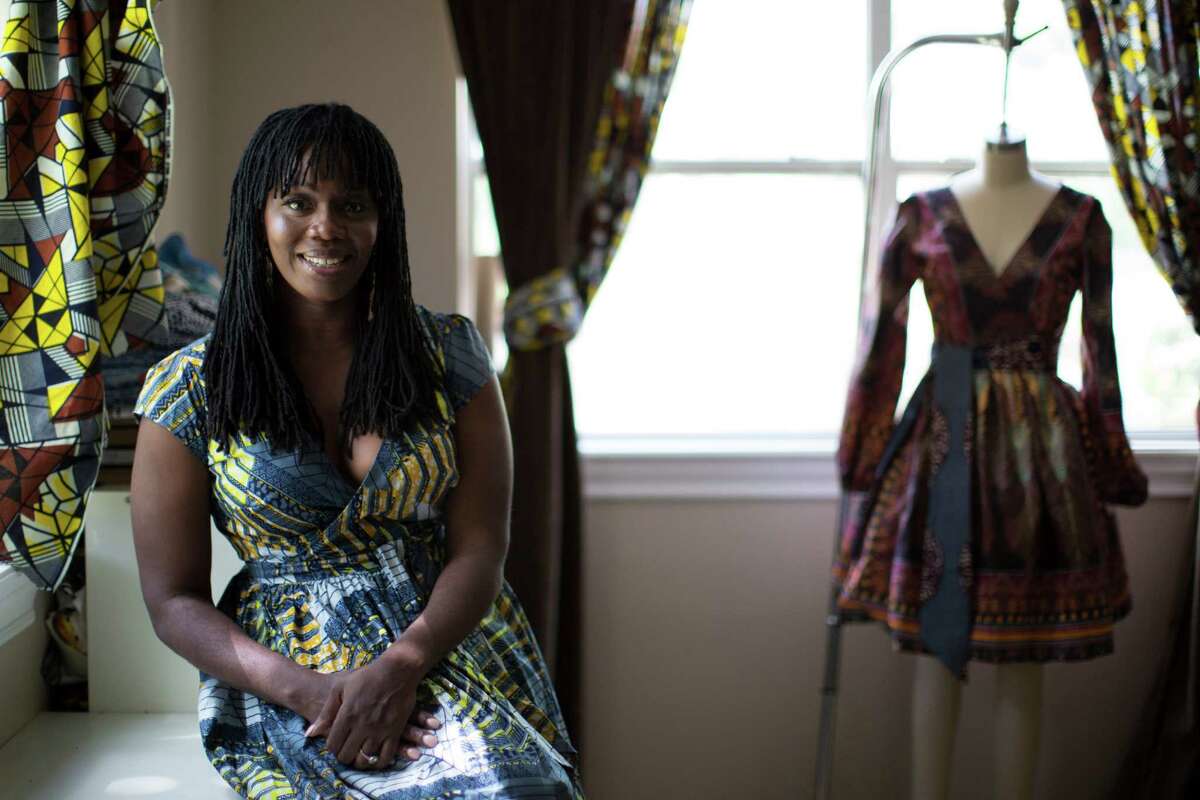 Entrepreneur Onyii Brown creates dresses using African prints. ﻿After her husband lost his job, Brown turned to fashion design, launching her first collection in 2014.