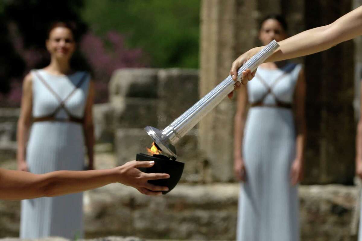The Olympic Flame makes a stop in Greece in April on its way to the Brazilian city of Rio de Janeiro.