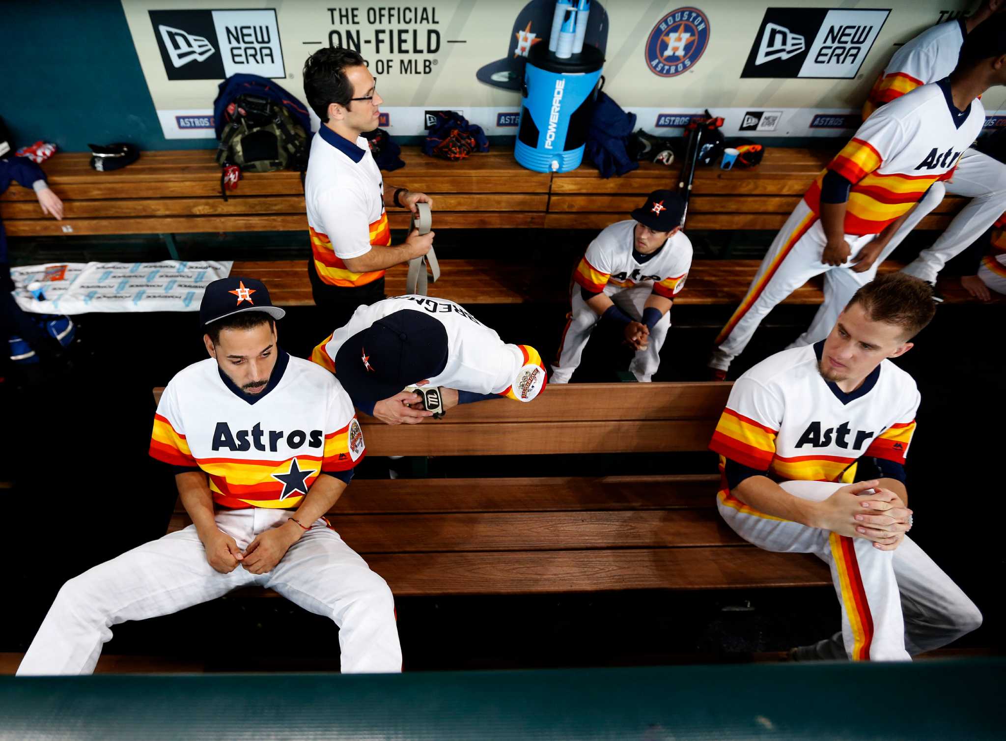 astros jerseys through the years