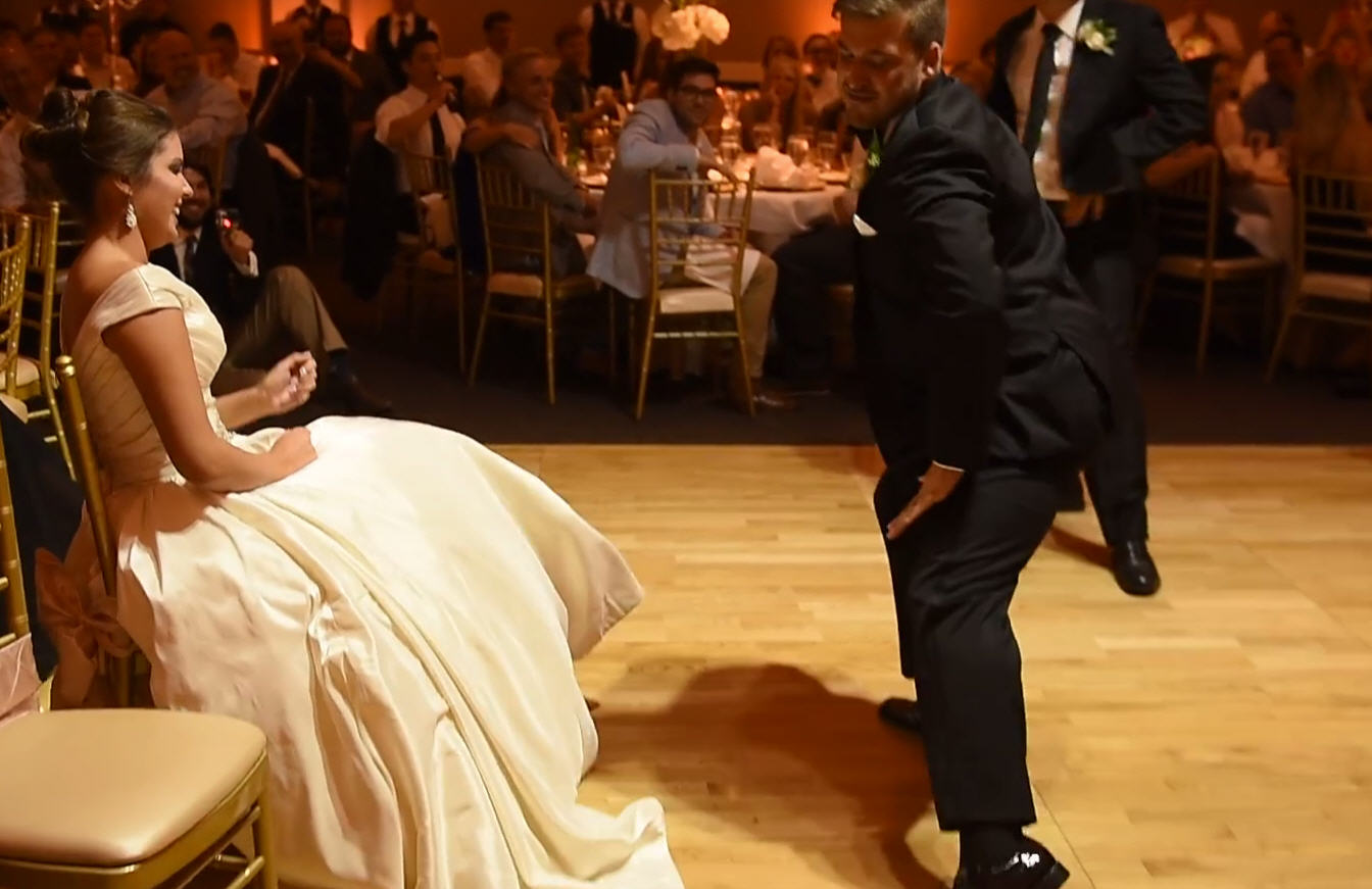 Hilarious Groom Surprises Bride With Choreographed Dance