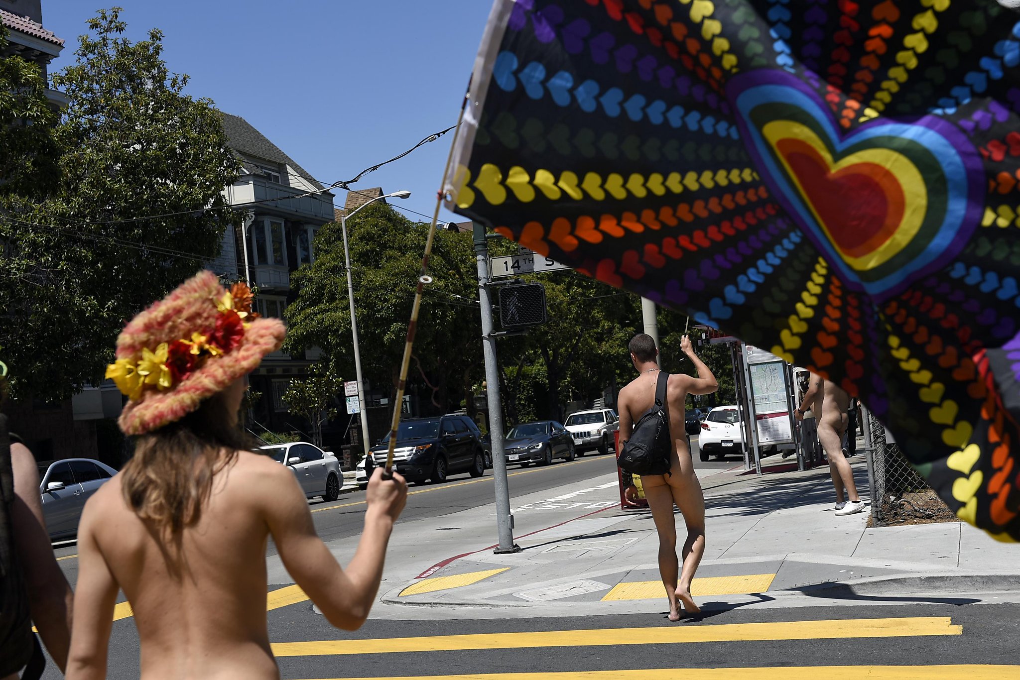 Naked parade in san francisco