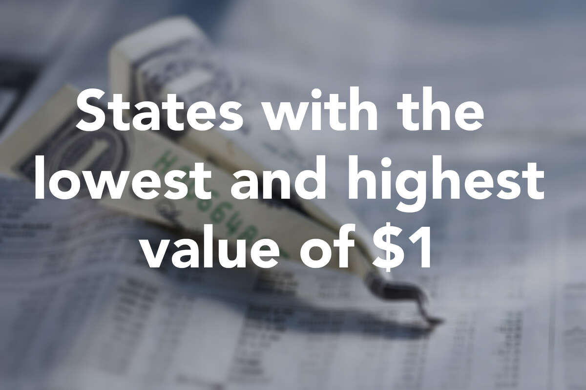 Financial site 24/7 Wall St., used data from the Bureau of Economic Analysis to find out how far a dollar goes in each state. Click through the slideshow above to see the top 10 states with the lowest and highest values of a dollar and visit 24/7 Wall St. for the full report.
